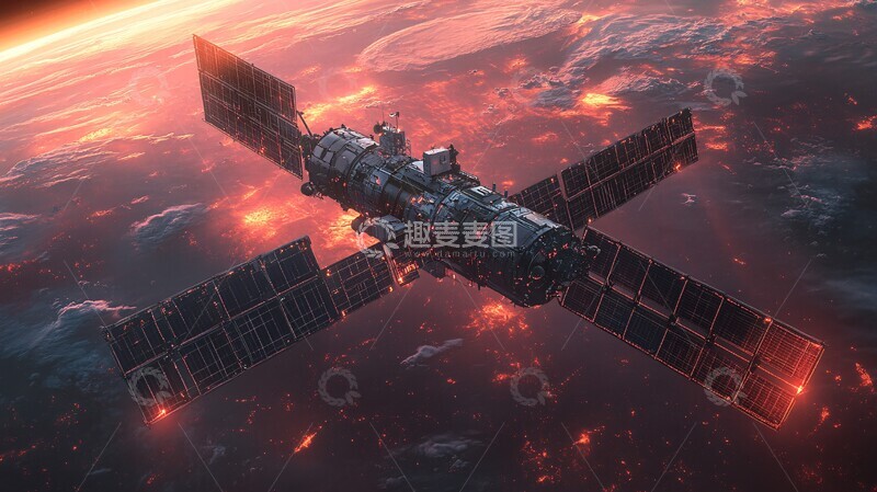 高清大图下载【趣麦麦图】军事卫星军事卫星轨道2