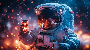 宇航员太空看地球2