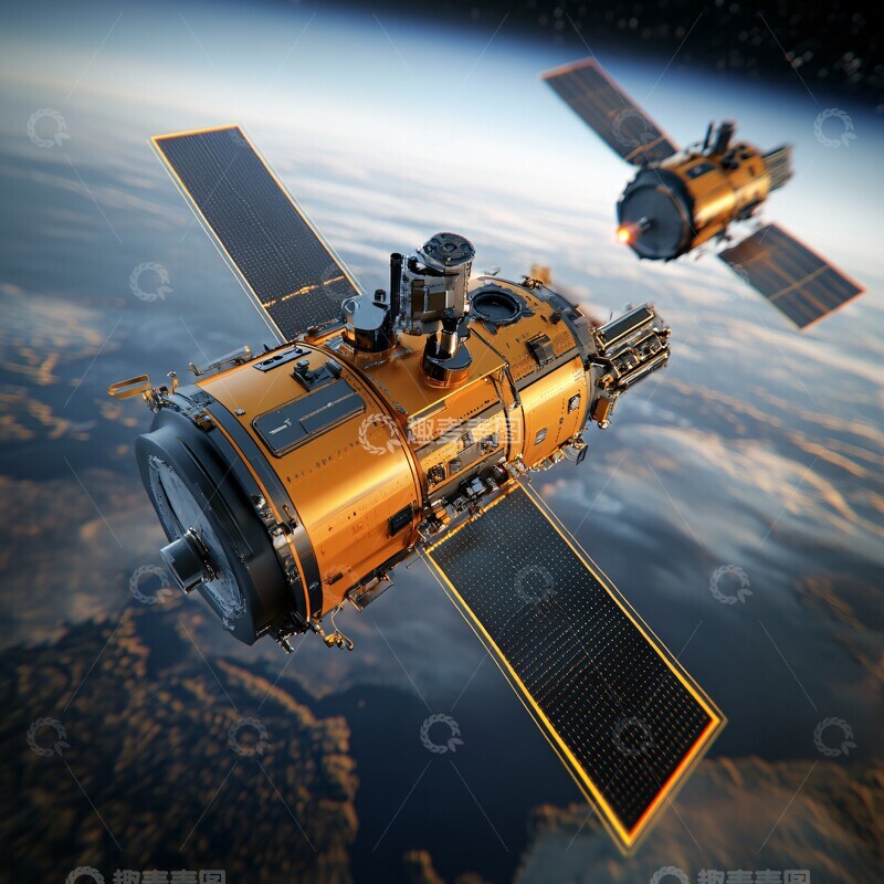 高清大图下载【趣麦麦图】卫星激光通信3