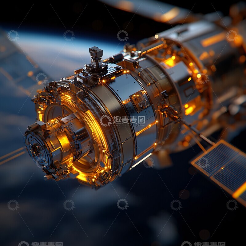 高清大图下载【趣麦麦图】卫星激光通信2