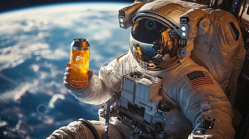 高清大图下载【趣麦麦图】太空漫步产品展示2