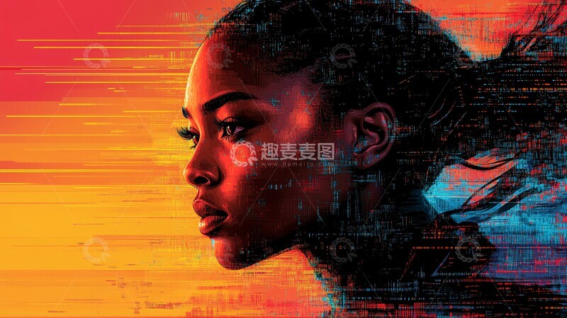 高清大图下载【趣麦麦图】奥运突破女性奥运会职业3