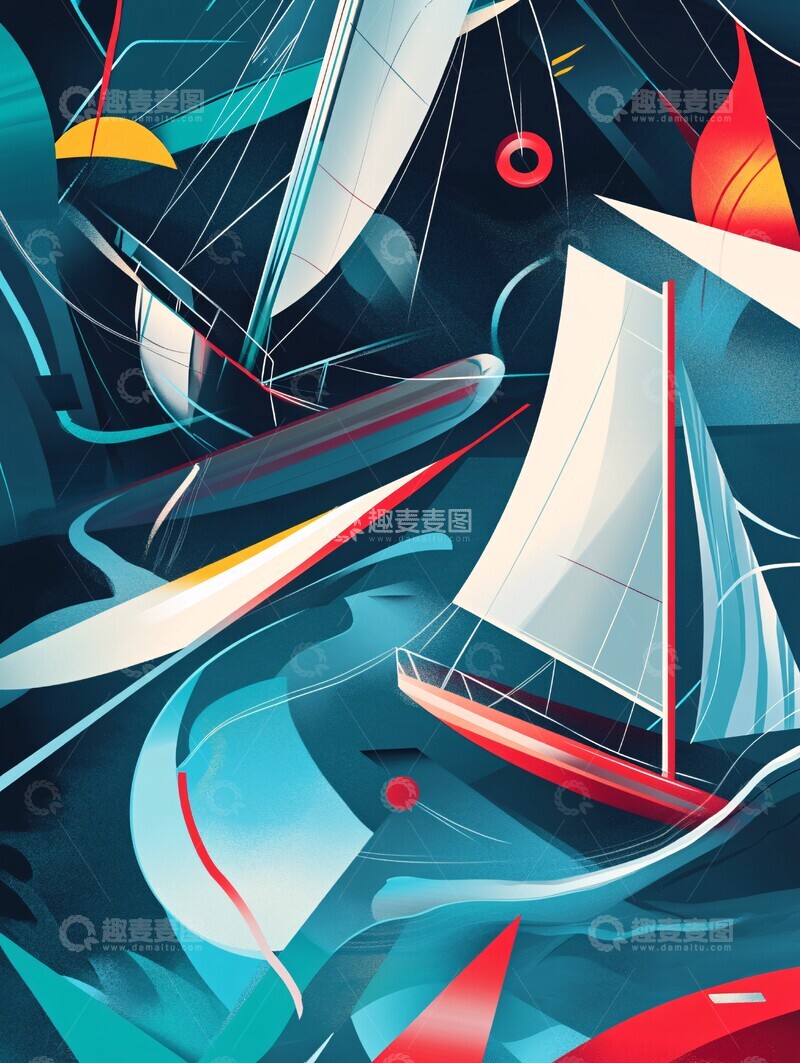 高清大图下载【趣麦麦图】航行与探索航行探索帆船