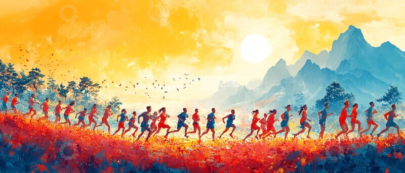 高清大图下载【趣麦麦图】奥运盛会全景图1