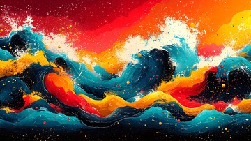 复古水花运动海报3