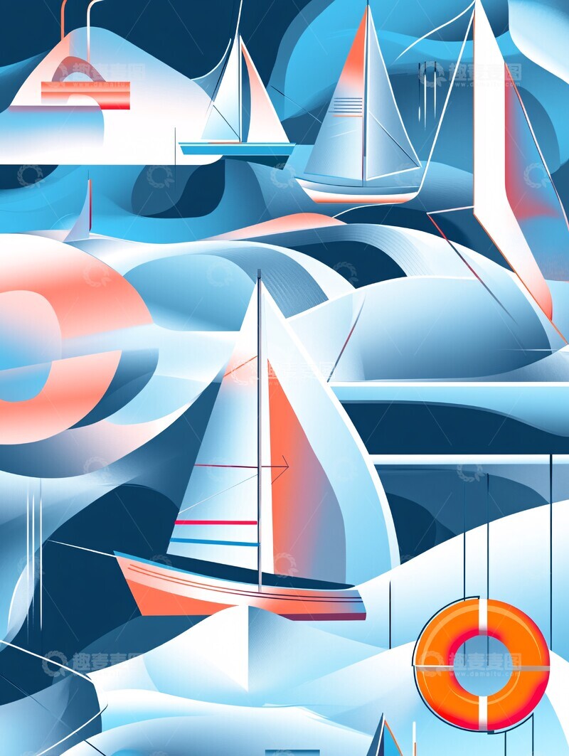 高清大图下载【趣麦麦图】航行与探索航行探索帆船2