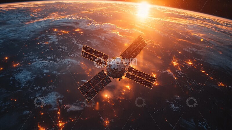 高清大图下载【趣麦麦图】卫星轨道影像3