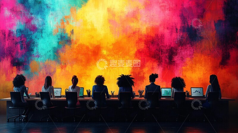 高清大图下载【趣麦麦图】合作办公空间