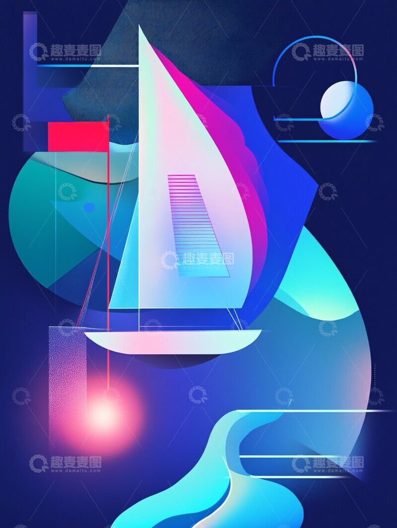 高清大图下载【趣麦麦图】航行与探索航行探索帆船3