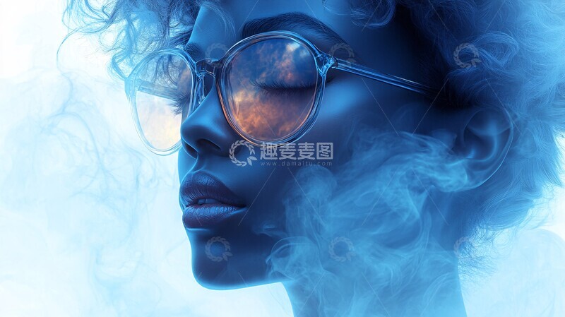 高清大图下载【趣麦麦图】-玻璃拟态扁平设计2