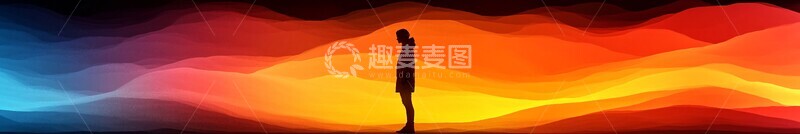 高清大图下载【趣麦麦图】抽象概念六色矢量2