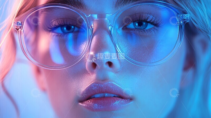 高清大图下载【趣麦麦图】-玻璃拟态扁平设计