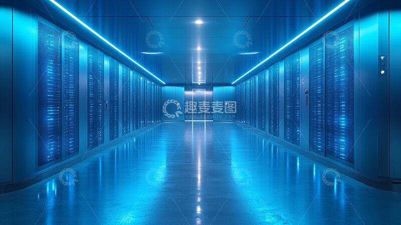 高清大图下载【趣麦麦图】数据中心计算机柜
