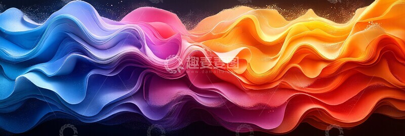 高清大图下载【趣麦麦图】抽象形态屏保设计1