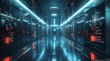 数据中心忙碌场景