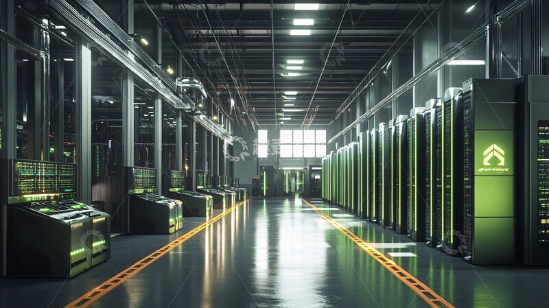 高清大图下载【趣麦麦图】超级计算机挂架3