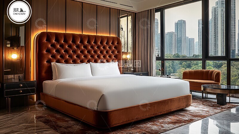 高清大图下载【趣麦麦图】城市奢华客房2