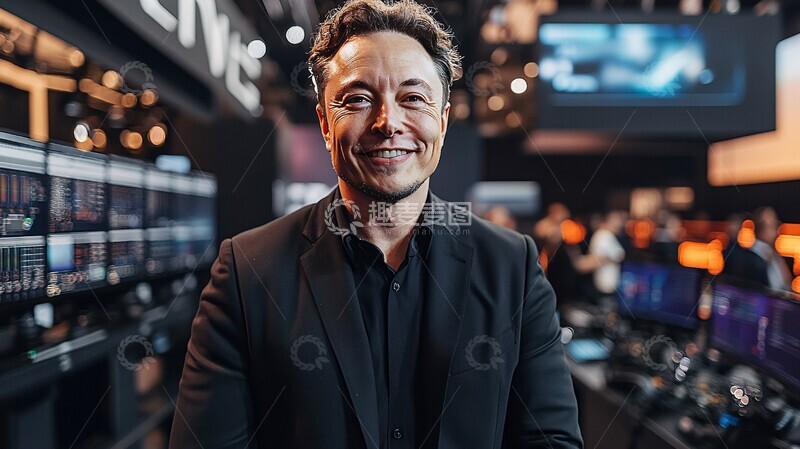 高清大图下载【趣麦麦图】马斯克部署十万2