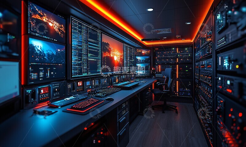 高清大图下载【趣麦麦图】服务器机房服务器机房网关2