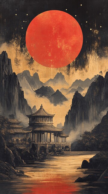 山河树木宫殿图2