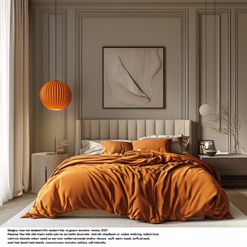 摩卡苔藓色卧室设计