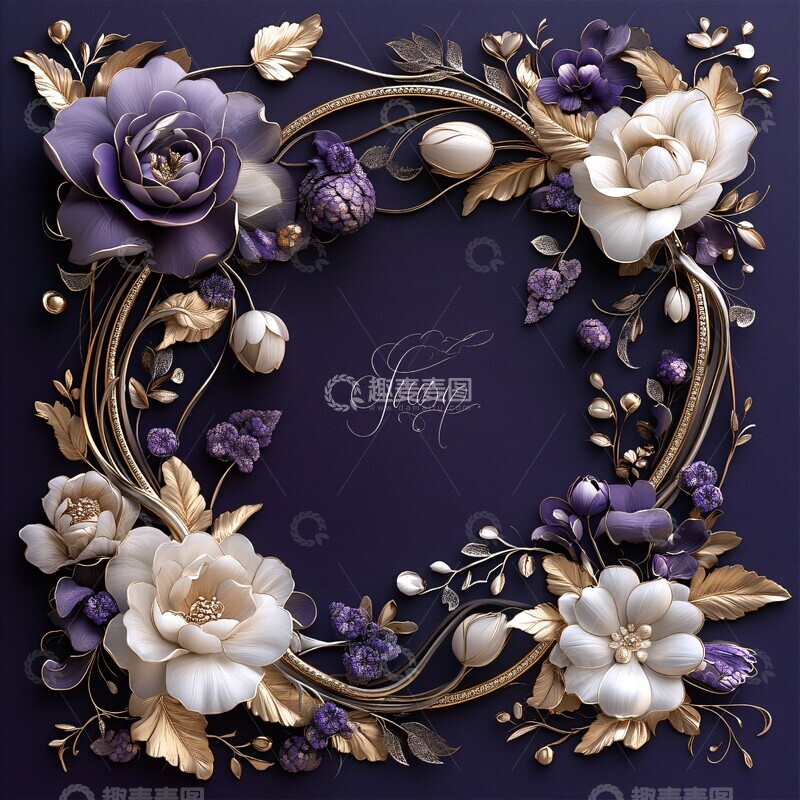 高清大图下载【趣麦麦图】慕格拉花园婚礼邀请