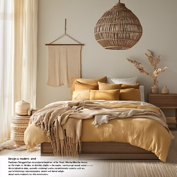 摩卡苔藓色卧室设计3