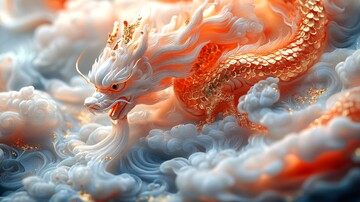 祥云纹饰金彩图1