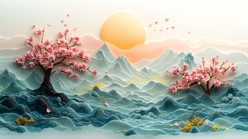 春日梦境剪纸3