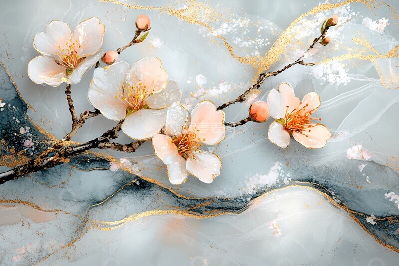 高清大图下载【趣麦麦图】樱花浪漫设计3