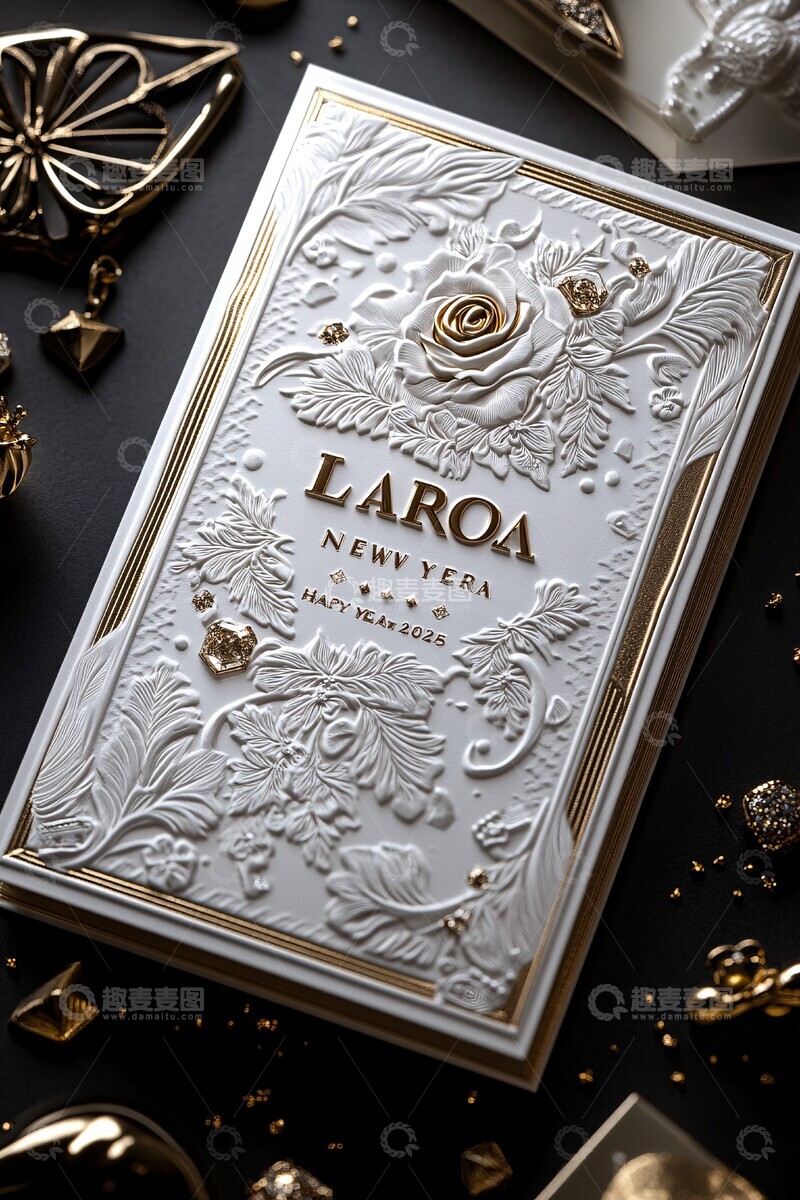 高清大图下载【趣麦麦图】新年贺卡新年贺卡黄金