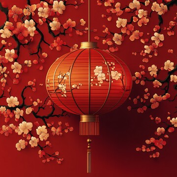 春节元素过渡瞬间