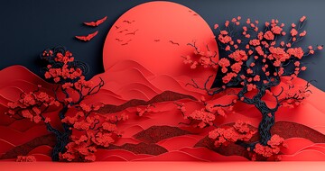 蛇年剪纸剪纸现代传统