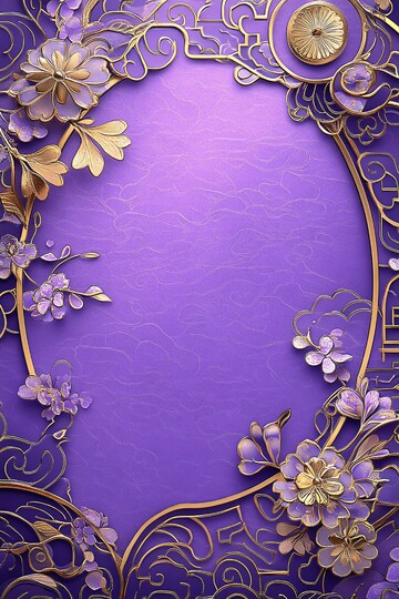 中秋节豪华金纹图案