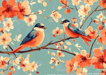 青花花卉图青花花卉图画3