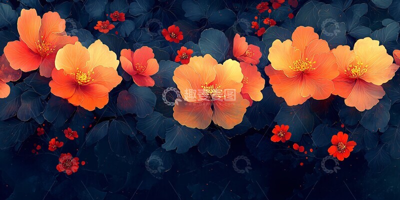 高清大图下载【趣麦麦图】和风图案设计2