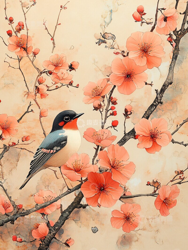 高清大图下载【趣麦麦图】樱花纸艺樱花纸艺日式3