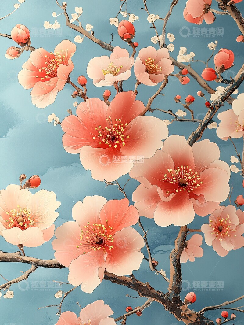 高清大图下载【趣麦麦图】樱花纸艺樱花纸艺日式2