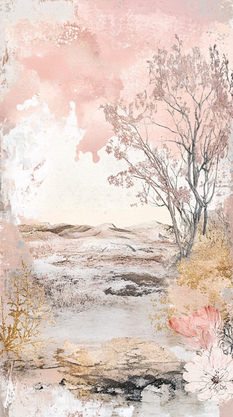 高清大图下载【趣麦麦图】宇宙沙漠花艺拼贴3