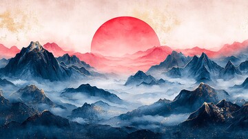 金镶玉山水画卷3