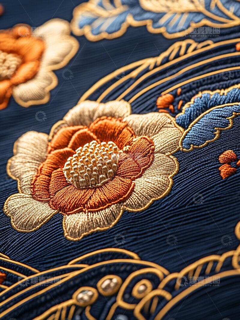 高清大图下载【趣麦麦图】金月中秋绣月饼3