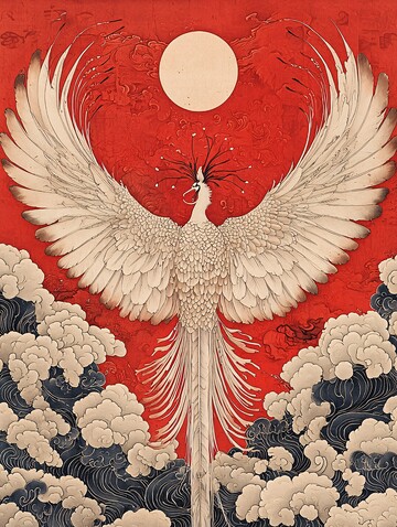 中国神话图案背景2