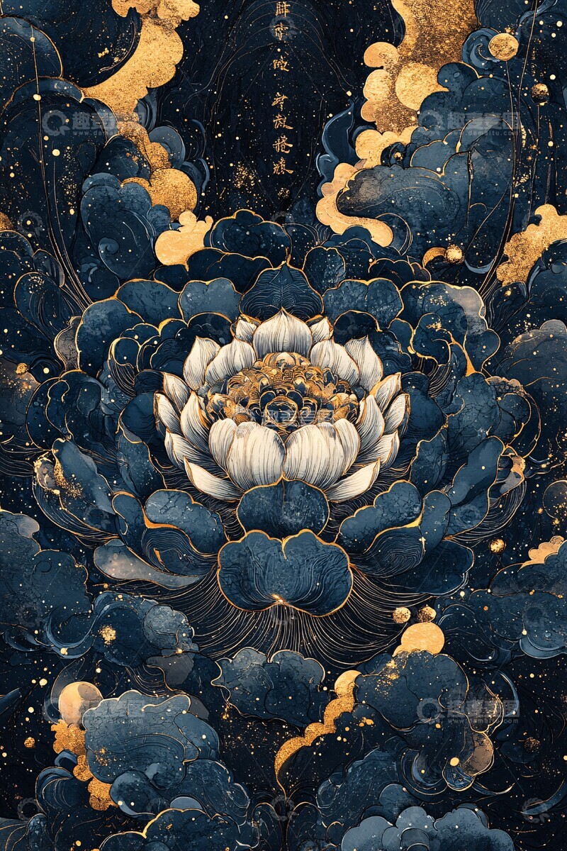 高清大图下载【趣麦麦图】八卦祥云曼陀罗1