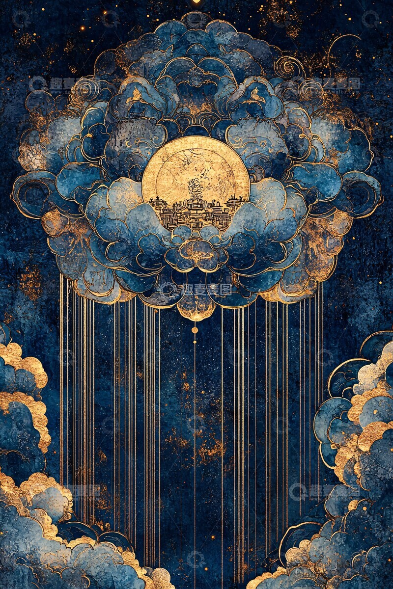 高清大图下载【趣麦麦图】八卦祥云曼陀罗3