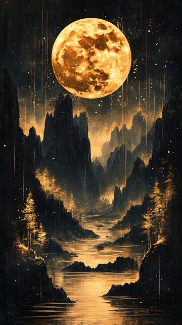 金色山水金色山水河流2