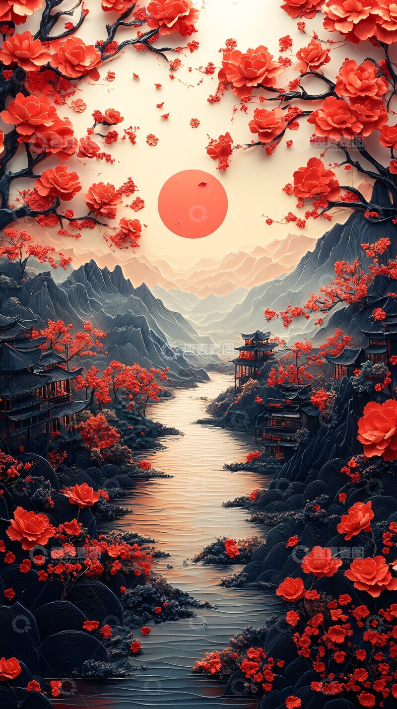 高清大图下载【趣麦麦图】万物重生路畅达1