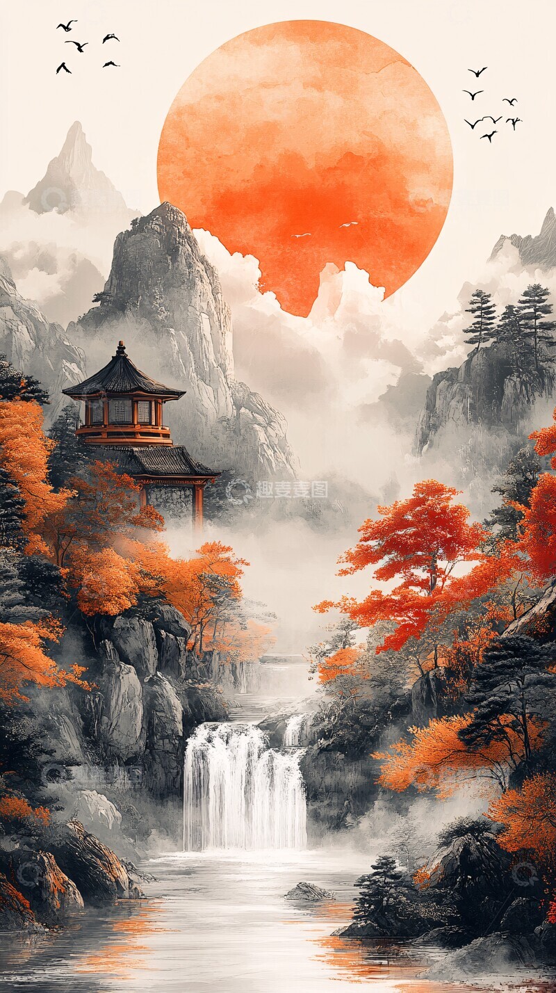 高清大图下载【趣麦麦图】日本风景图案