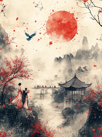 新春佳节传统元素