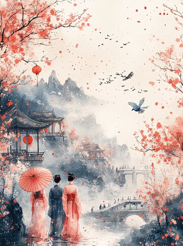 新春佳节传统元素1