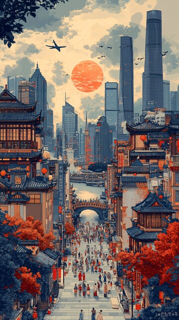 传统与现代交融